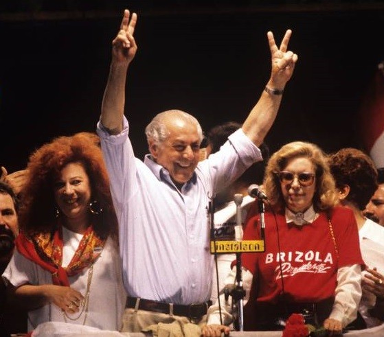 Brizola durante a campanha presidencial de 1989