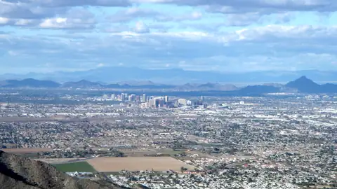 Imagem ilustrativa: Phoenix: Vista da cidade de Phoenix, Arizona